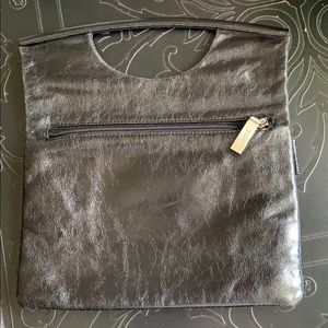 Hobo International Black Leather Clutch